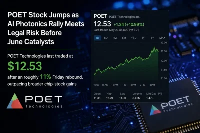 POET Technologies Surges on AI Photonics Hype Amid Legal and Dilution Risks
