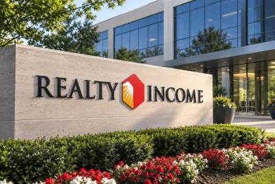 Realty Income's Yield Spread Over Treasuries Narrows to 40 Bps as Shares Rise