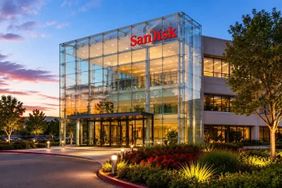 SanDisk Surges as Wall Street Lifts Target to $3,250 on AI-Driven NAND Demand