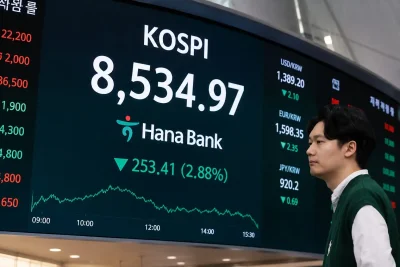 South Korea's KOSPI Plunges 10.8% as Chip Rout Deepens on AI Worries