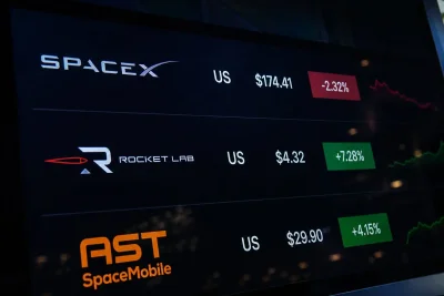 Space Stocks Reel as SpaceX's $2.1 Trillion Debut Reshapes Sector