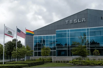 Tesla Shares Climb Despite China Sales Dip on Musk's China Trip Hopes
