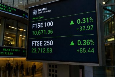 UK Banks Surge as Retail Sales Beat Forecasts, FTSE 100 Gains